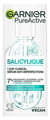 Garnier PureActive Salicylique 7-Day Clinical Sérum Anti-Imperfections 30 ml