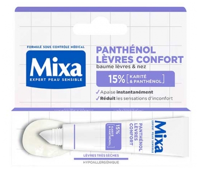 Mixa Panthénol Lèvres & Nez Confort 10 ml