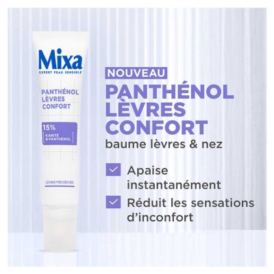 Mixa Panthénol Lèvres & Nez Confort 10 ml