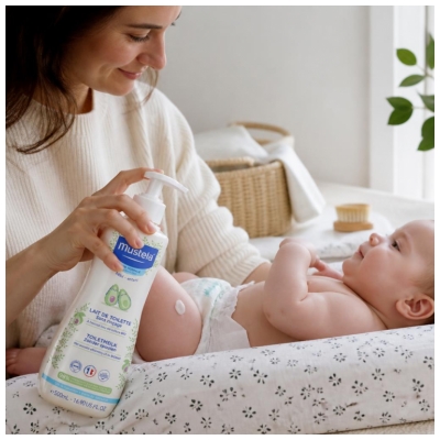 Mustela Lait de Toilette Sans Rinçage Peau Normale 500 ml