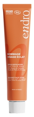 Endro Gommage Visage Éclat Triple Exfoliation Bio 75 ml