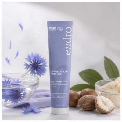 Endro Crème De Jour Anti-Âge Rides Fermeté Éclat Bio 50 ml