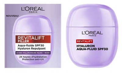 L'Oréal Paris Revitalift Filler Aqua-Fluide Repulpant Hyaluron SPF30 40 ml