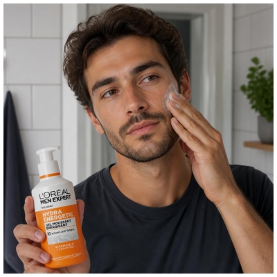 L'Oréal Paris Men Expert Hydra Energetic Gel Énergisant Moussant 260 ml