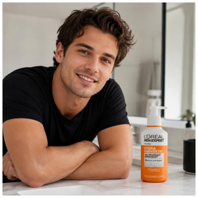 L'Oréal Paris Men Expert Hydra Energetic Gel Énergisant Moussant 260 ml