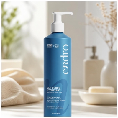 Endro Lait Corps Hydratant 48H Bio 400 ml