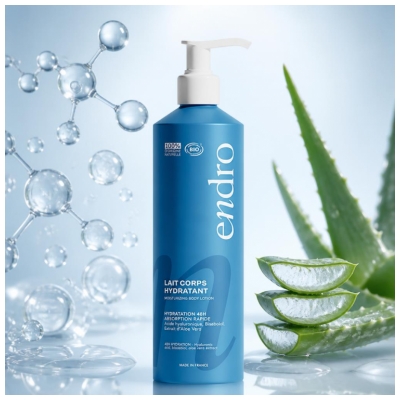 Endro Lait Corps Hydratant 48H Bio 400 ml
