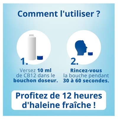 CB12 12 Heures Bain de Bouche 2 x 250 ml