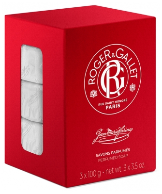 Roger & Gallet Jean-Marie Farina Savons Parfumés Jean Marie Farina - Coffret 3 x 100 g