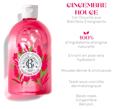 Roger & Gallet Gingembre Rouge Gel Douche 500 ml