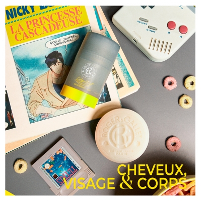 Roger & Gallet Cologne Twist Pain Nettoyant 3en1 Corps Visage et Cheveux 100 g