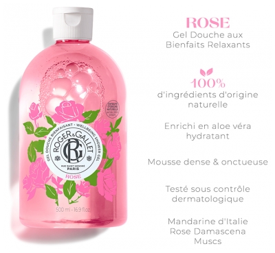 Roger & Gallet Rose Gel Douche 500 ml