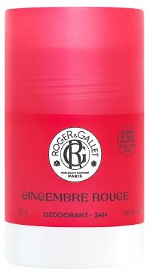 Roger & Gallet Gingembre Rouge Déodorant 24H 50 Grammes