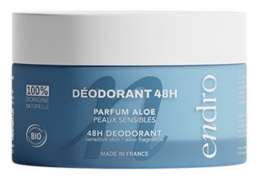 Endro Déodorant 48H Aloe Peaux Sensibles Bio 50 g