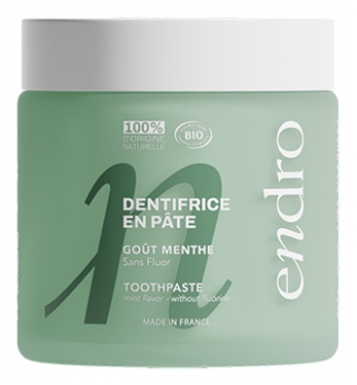 Endro Dentifrice En Pâte Goût Menthe Bio 185 g