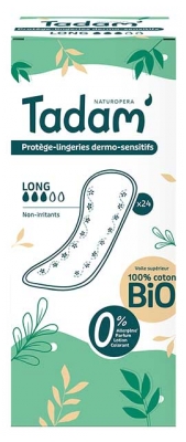 Tadam' Protège-Lingeries Dermo-Sensitifs Long 24 Unités