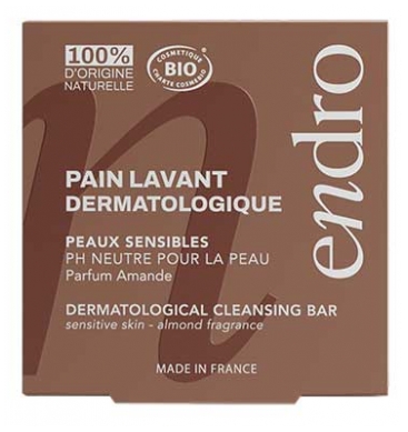 Endro Pain Lavant Dermatologique Peaux Sensibles pH Neutre Bio 80 ml