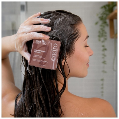 Endro Shampoing Solide Cheveux Secs Huile de Lin Argile Bio Bio 80 ml