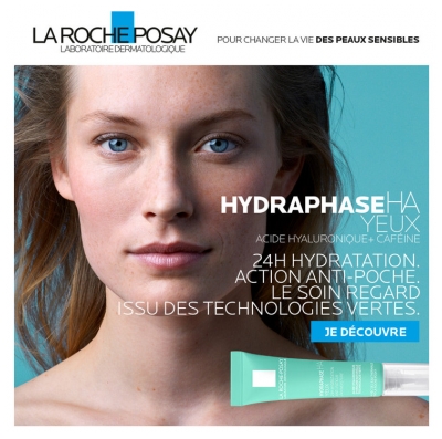 La Roche-Posay Hydraphase ha Contour Yeux Concentré Réhydratant Défatiguant 15 ml