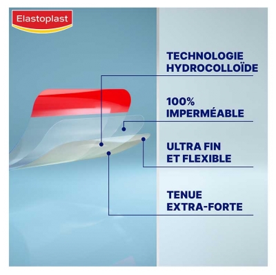 Elastoplast Second Skin Protection Hydrocolloïde S Ultra-Fin10 Pansements