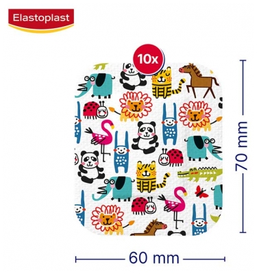 Elastoplast Sensible Enfants Kids 10 Pansements XL
