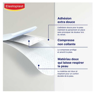 Elastoplast Sensible Enfants Kids 10 Pansements XL