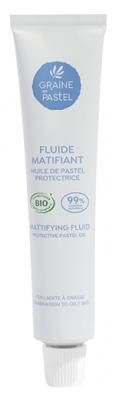 Graine de pastel Fluide Matifiant Peaux Mixtes à Grasses Bio 50 ml