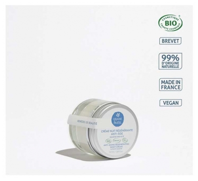 Graine de pastel Crème Nuit Régénérante Anti-Âge Tous Types de Peaux Bio 50 ml