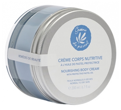 Graine de pastel Crème Corps Nutritive Peaux Normales à Sèches 200 ml