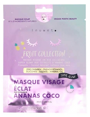 Inuwet Fruit Collection Masque Visage Éclat 30 ml