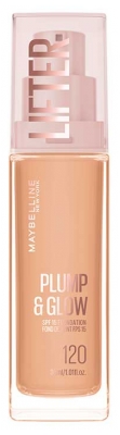 Maybelline New York Fond de Teint Lifter Plump & Glow 30 ml - Teinte : 120