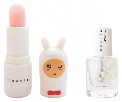 Inuwet Coffret Baume à Lèvres 3,5 G et Vernis Parfumé à l'Eau 5 ML