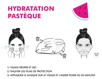 Inuwet Fruit Collection Masque Visage Hydratation 30 ML
