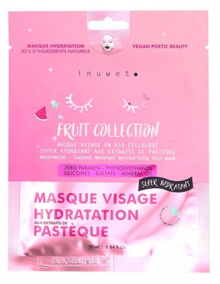 Inuwet Fruit Collection Masque Visage Hydratation 30 ML