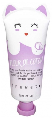 Inuwet Crème Mains et Ongles 60 ML - Senteur : Fleur de Coton