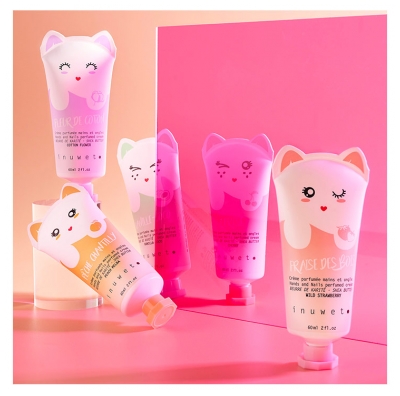 Inuwet Crème Mains et Ongles 60 ML - Senteur : Pêche Melba