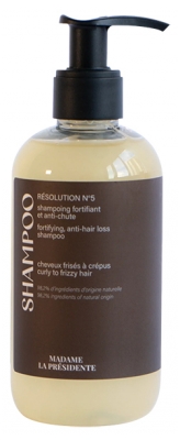 Madame la Présidente Résolution N°5 Shampoing Fortifiant et Anti-Chute Cheveux Frisés à Crépus 250 ml