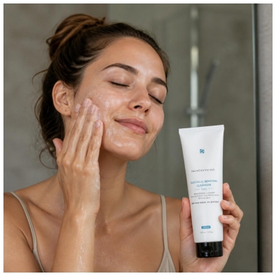 Skinceuticals Glycolic Renewal Cleanser Gel Nettoyant Booster d'Éclat 150 ml