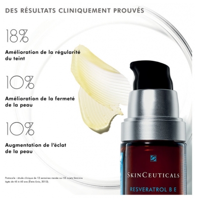 Skinceuticals Resveratrol B E Sérum Antioxydant de Nuit Rides & Fermeté 30 ml