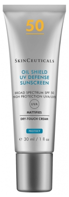 Skinceuticals Oïl Shield Uv Défense Crème de Photoprotection Quotidienne Matifiante Spf50 30 ml