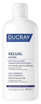 Ducray Kelual Elution Shampoing Anti-Pelliculaire Quotidien Cuir Chevelu Sujet aux Pellicules 400 ml