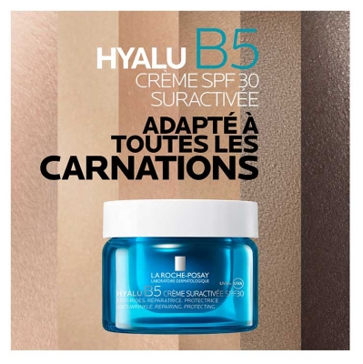 La Roche-Posay Hyalu B5 Crème Suractivée Anti-Rides à l'Acide Hyaluronique SPF30 Recharge 50 ml 