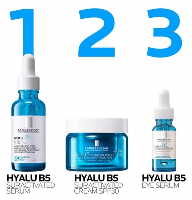 La Roche-Posay Hyalu B5 Crème Suractivée Anti-Rides à l'Acide Hyaluronique SPF30 Recharge 50 ml 