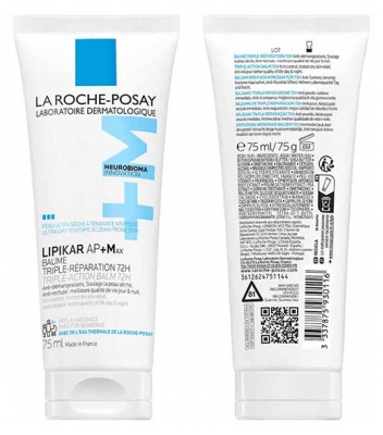 La Roche-Posay Lipikar AP+ Max Baume Triple Réparation 72H Dès la Naissance 75 ml