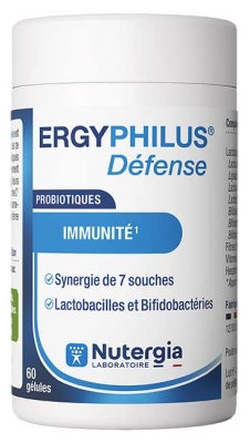 Nutergia Ergyphilus Défense Probiotiques Immunité 60 Gélules
