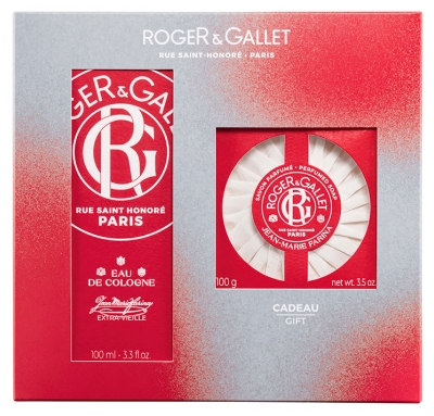 Roger & Gallet Jean-Marie Farina Eau de Cologne 100 ml + Savon Parfumé Jean Marie Farina - 100 g Offert