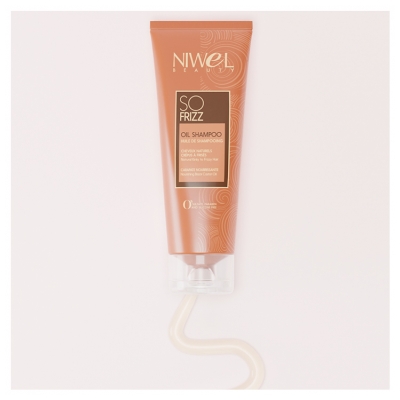 Niwel Beauty So Frizz Huile de Shampoing pour les Cheveux Naturels Crépus à Frisés 250 ml