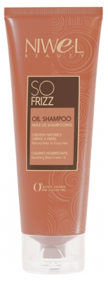 Niwel Beauty So Frizz Huile de Shampoing pour les Cheveux Naturels Crépus à Frisés 250 ml