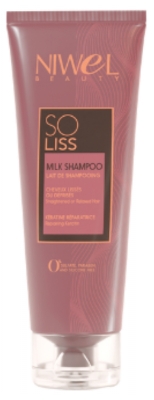 Niwel Beauty So Liss Lait de Shampoing Cheveux Défrisés ou Lissés 250 ml