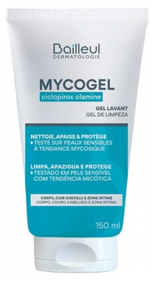 Bailleul Mycogel Gel Lavant Ciclopirox Olamine 150 ml